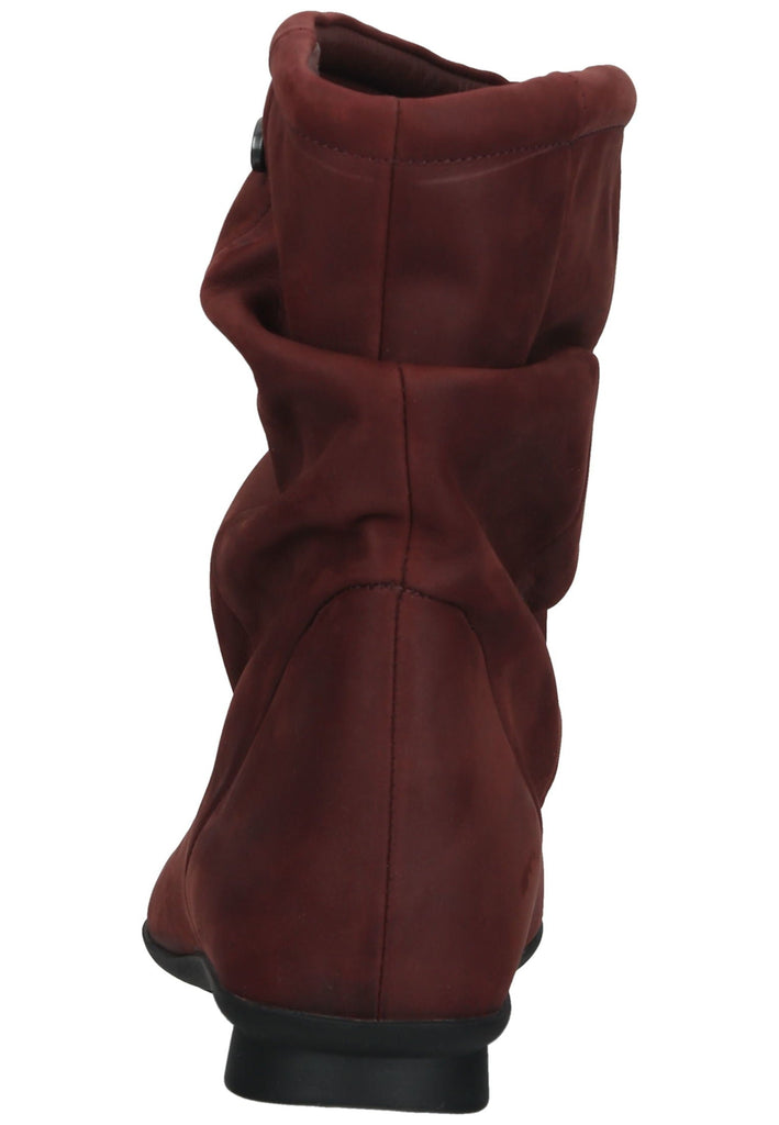 Think! Stiefelette Nubukleder Dunkelrot