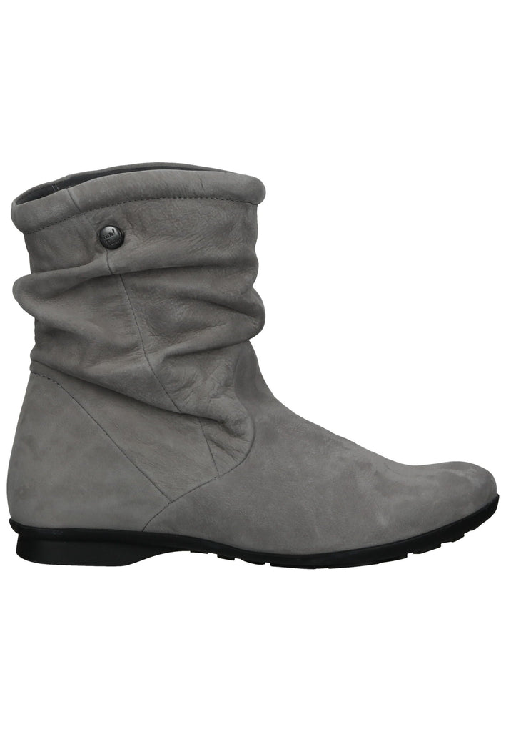 Think! Stiefelette Nubukleder Grau