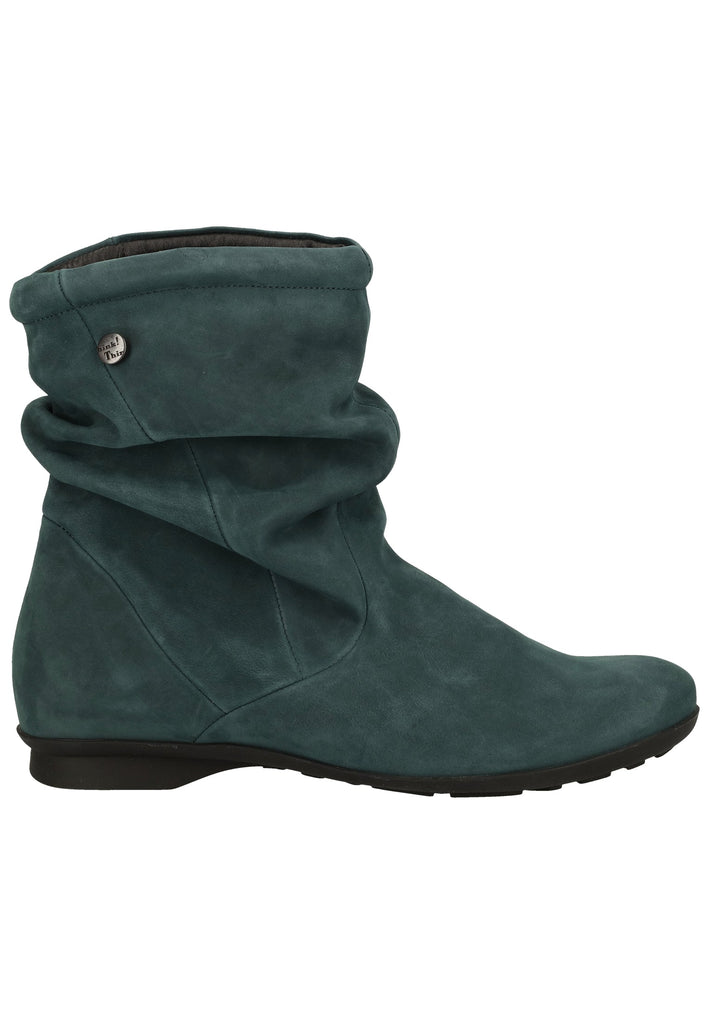 Think! Stiefelette Nubukleder Grün