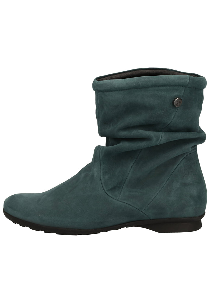 Think! Stiefelette Nubukleder Grün