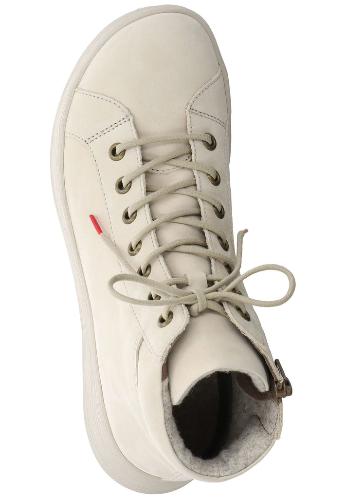 Think! Stiefelette Nubukleder Leinen