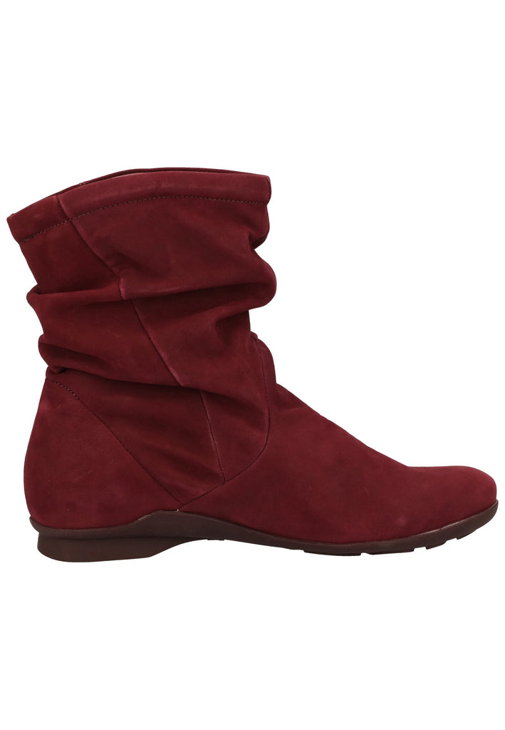 Think! Stiefelette Nubukleder Magenta