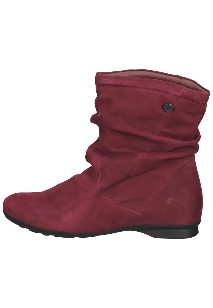 Think! Stiefelette Nubukleder Rot