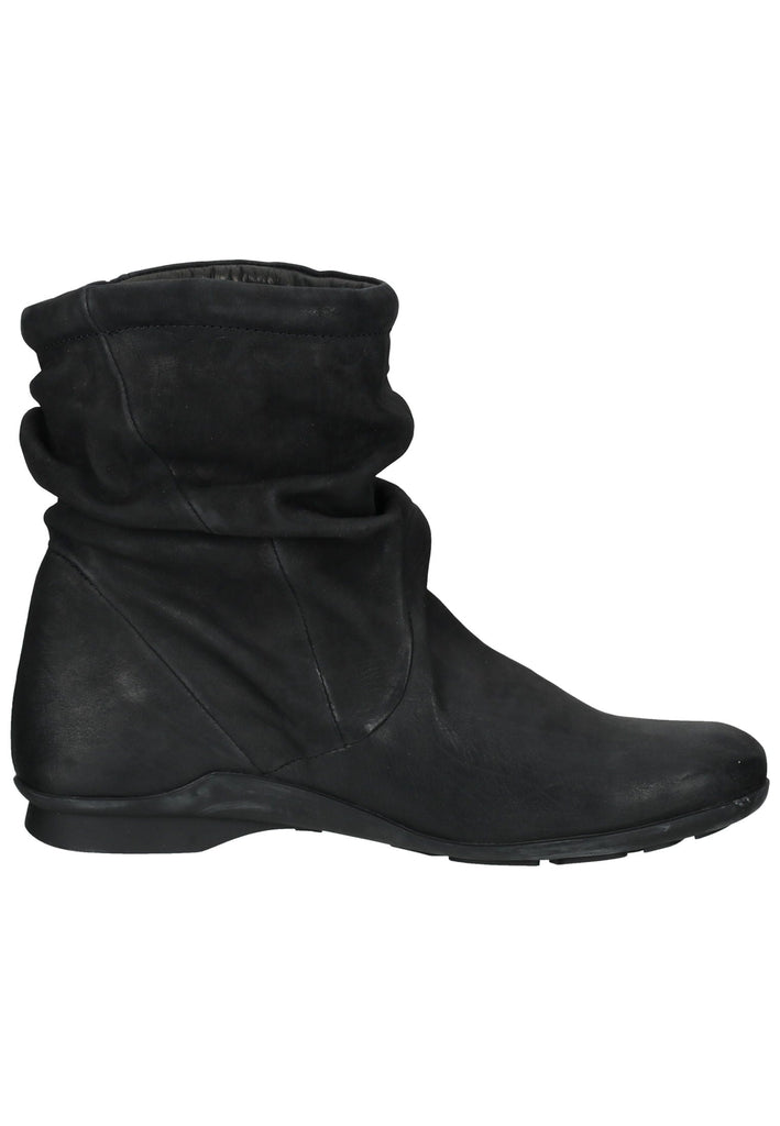 Think! Stiefelette Nubukleder Schwarz