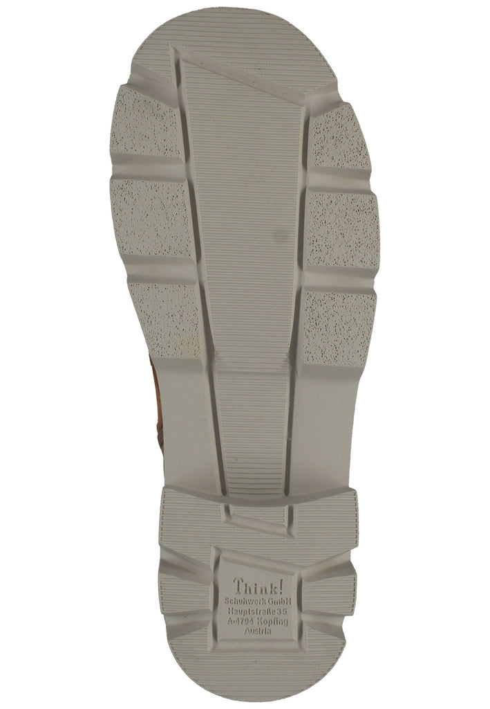 Think! Stiefelette Nubukleder Senf