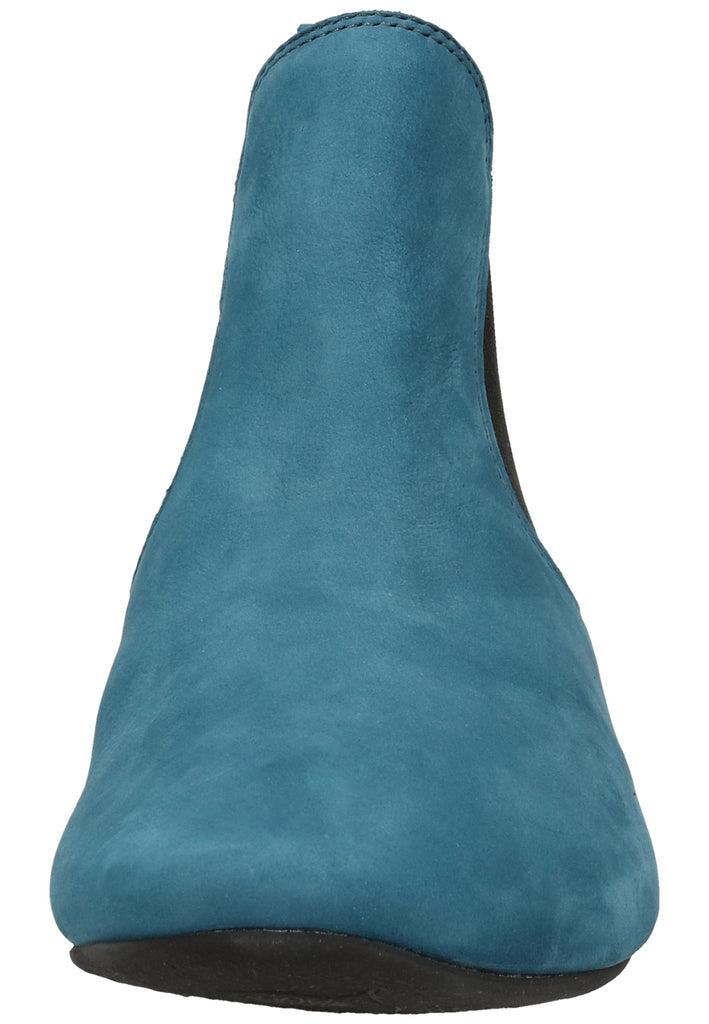 Think! Stiefelette Nubukleder/Textil Blau