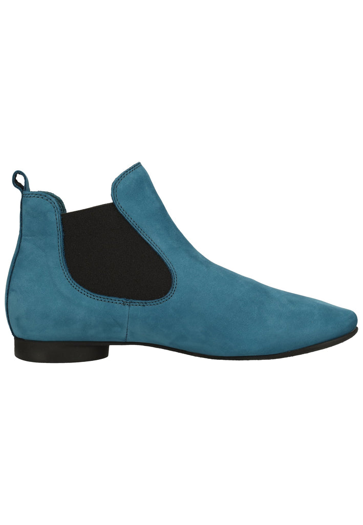 Think! Stiefelette Nubukleder/Textil Blau