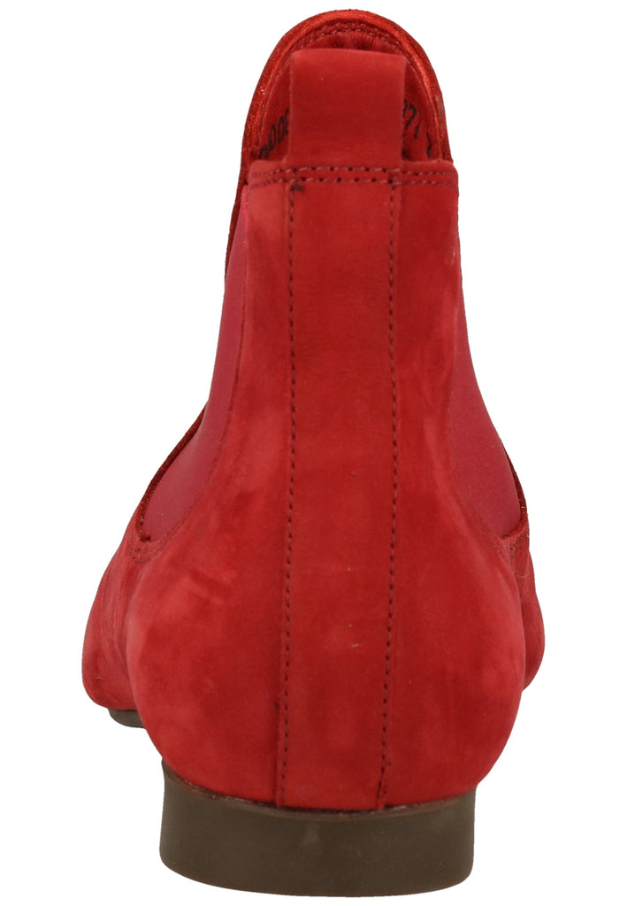 Think! Stiefelette Nubukleder/Textil Rot