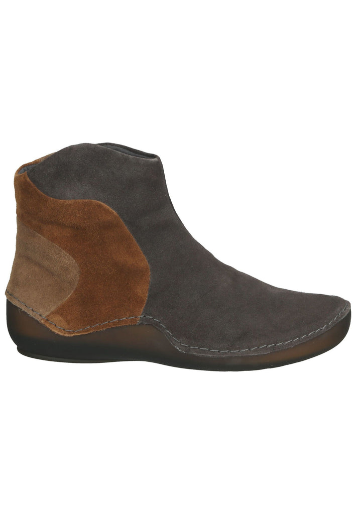 Think! Stiefelette Veloursleder Ash