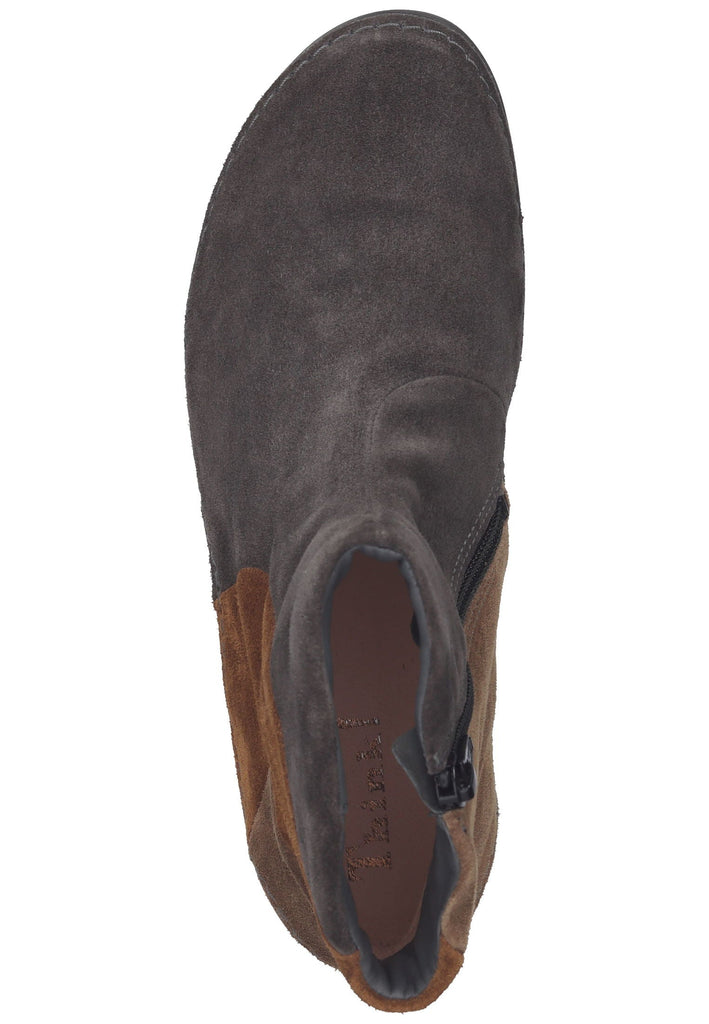 Think! Stiefelette Veloursleder Ash