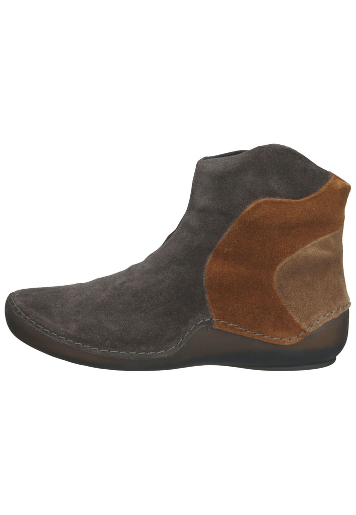 Think! Stiefelette Veloursleder Ash