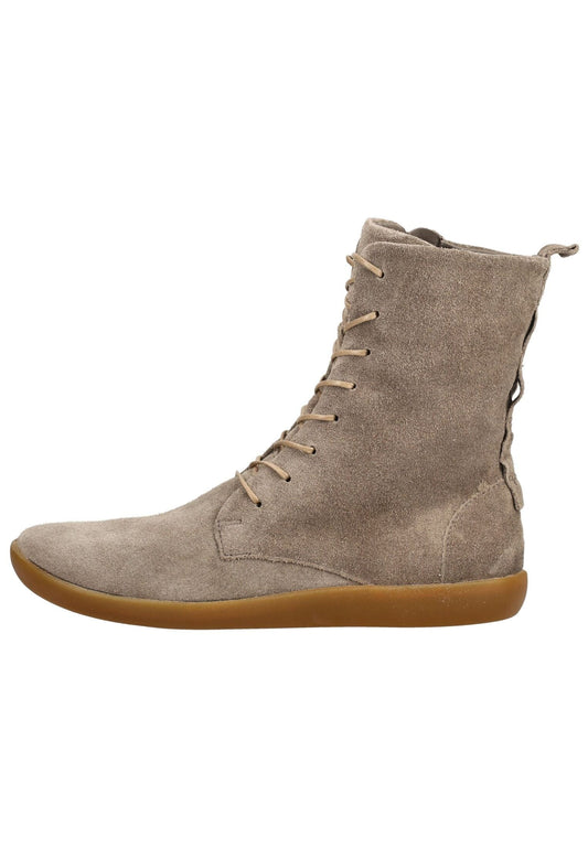 Think! Stiefelette Veloursleder Beige/Grau