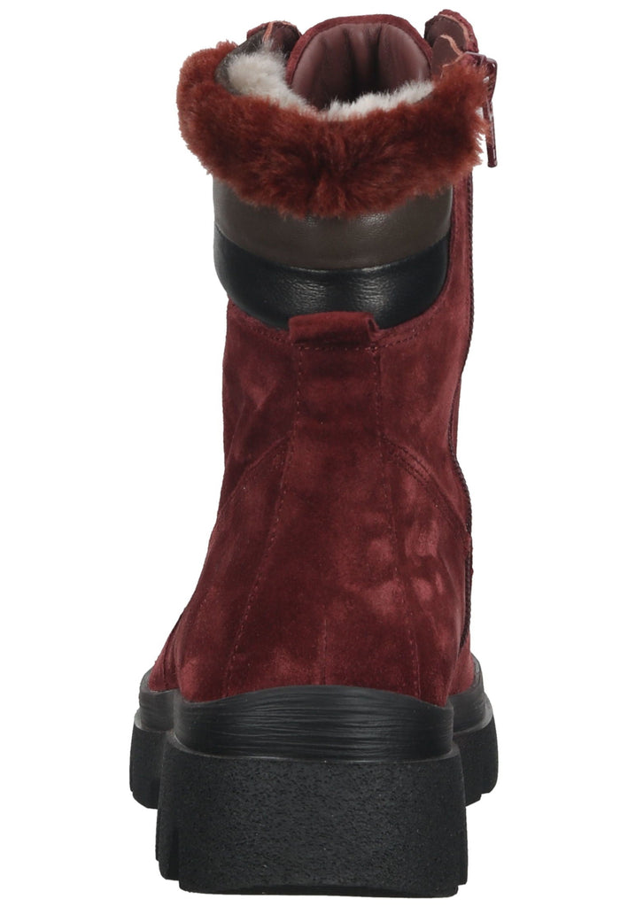 Think! Stiefelette Veloursleder Chianti Warmfutter