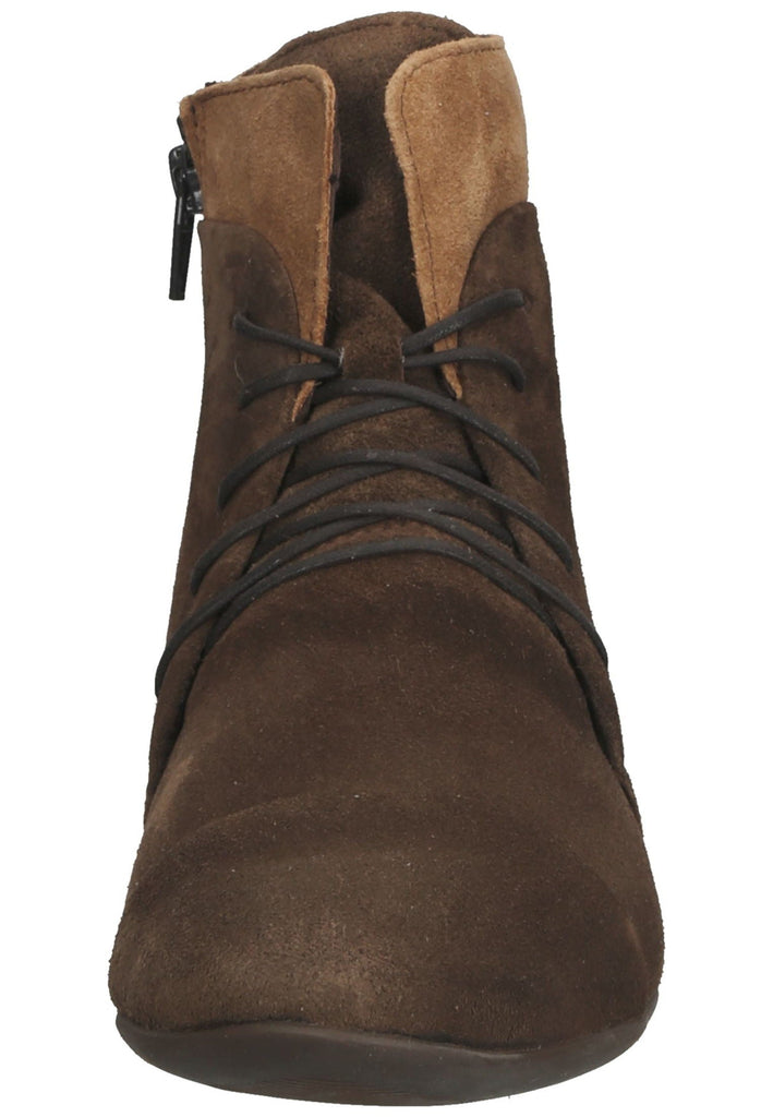 Think! Stiefelette Veloursleder Dunkelbraun