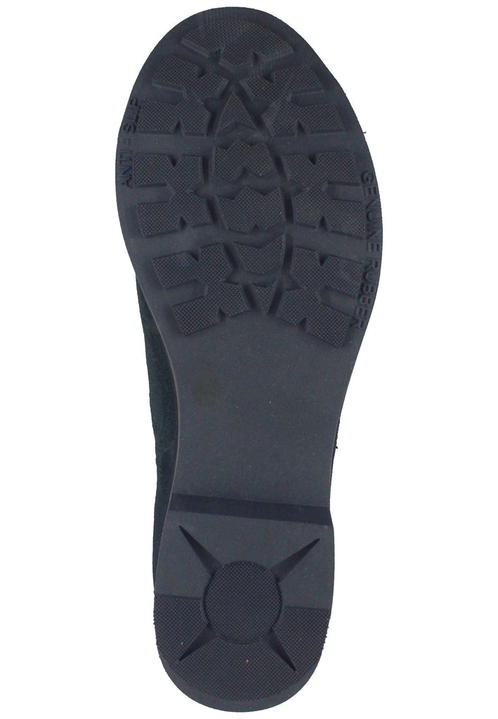 Think! Stiefelette Veloursleder Dunkelgrün