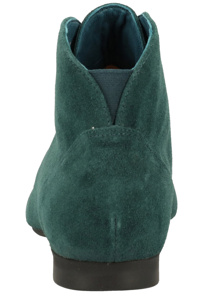 Think! Stiefelette Veloursleder Dunkelgrün