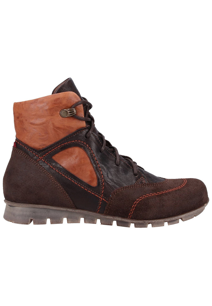 Think! Stiefelette Veloursleder Espresso