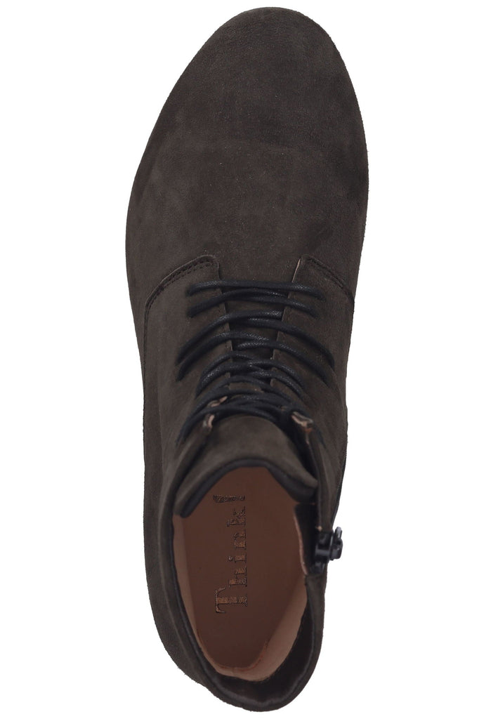 Think! Stiefelette Veloursleder Graphite