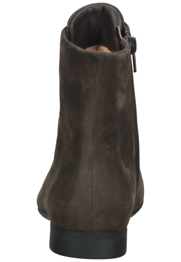 Think! Stiefelette Veloursleder Graphite