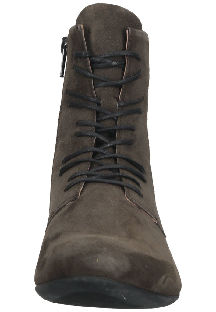 Think! Stiefelette Veloursleder Graphite