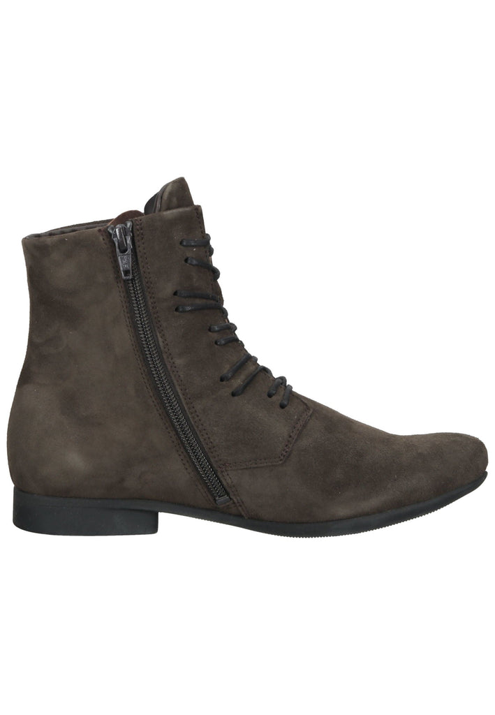 Think! Stiefelette Veloursleder Graphite