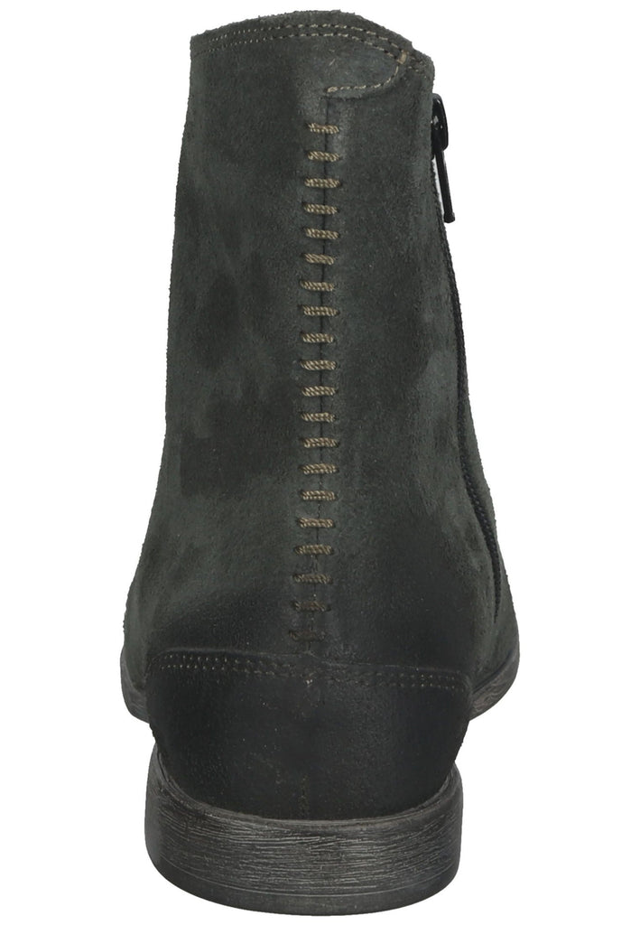 Think! Stiefelette Veloursleder Grau