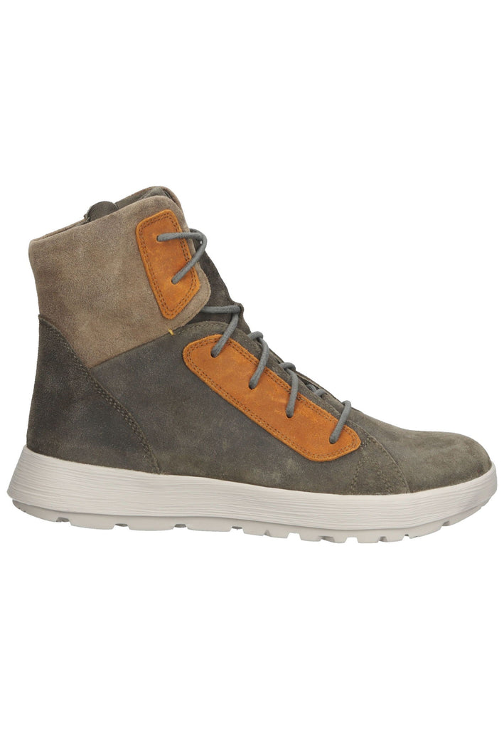 Think! Stiefelette Veloursleder Grau