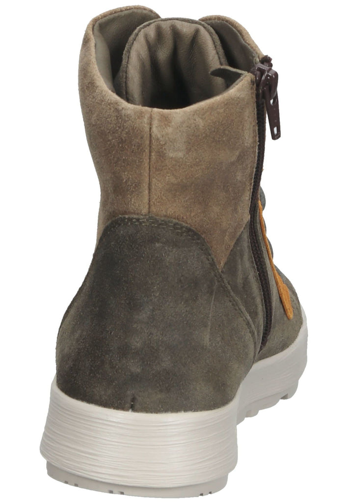 Think! Stiefelette Veloursleder Grau
