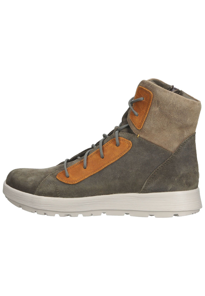 Think! Stiefelette Veloursleder Grau