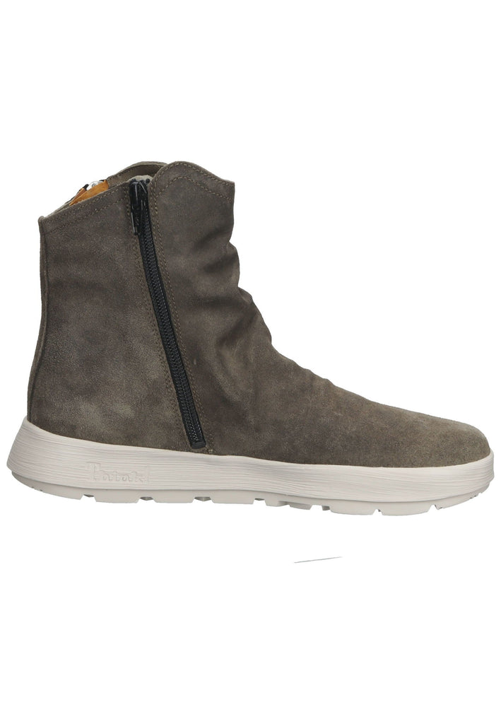 Think! Stiefelette Veloursleder Grau