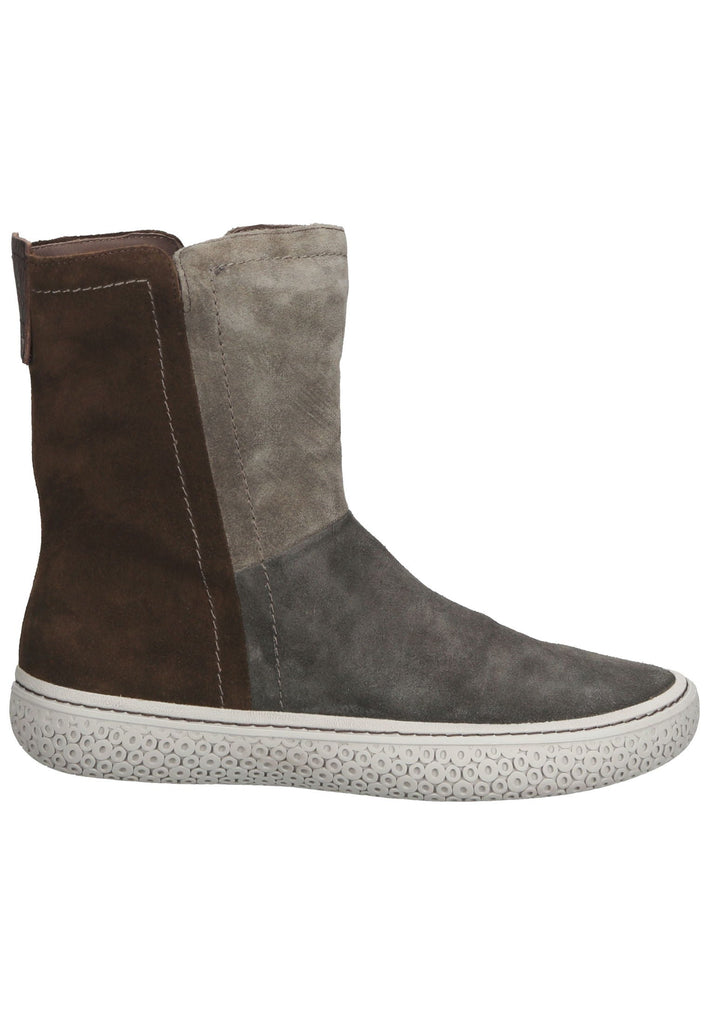 Think! Stiefelette Veloursleder Grau