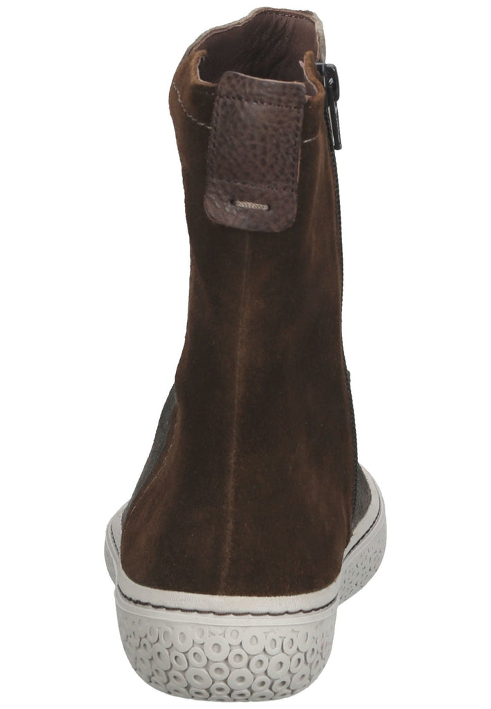 Think! Stiefelette Veloursleder Grau