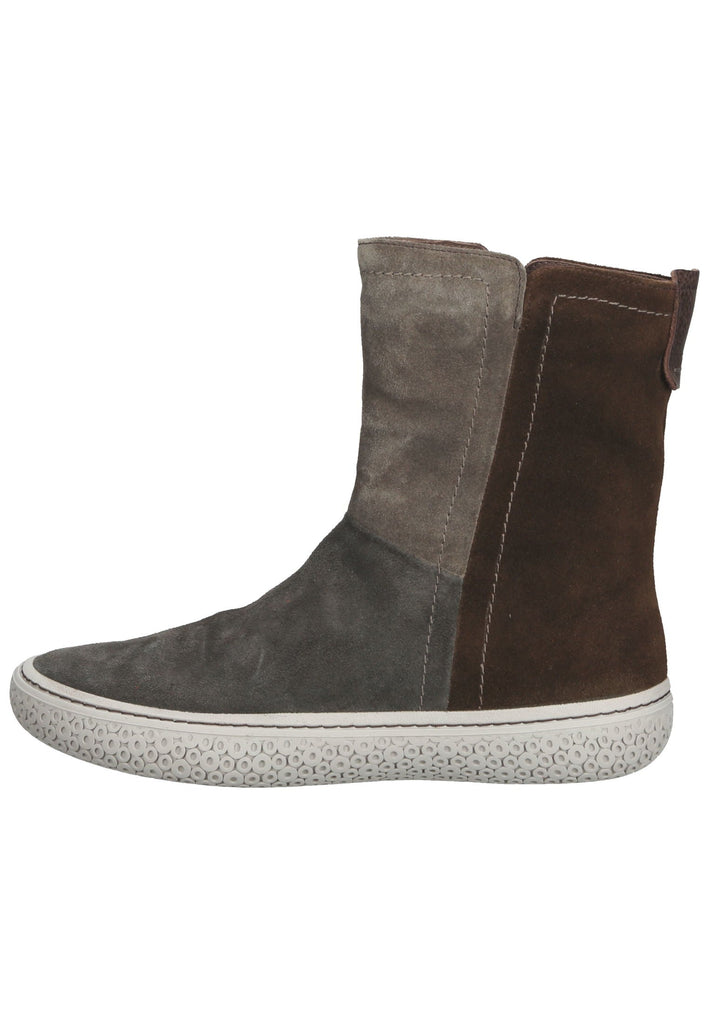 Think! Stiefelette Veloursleder Grau