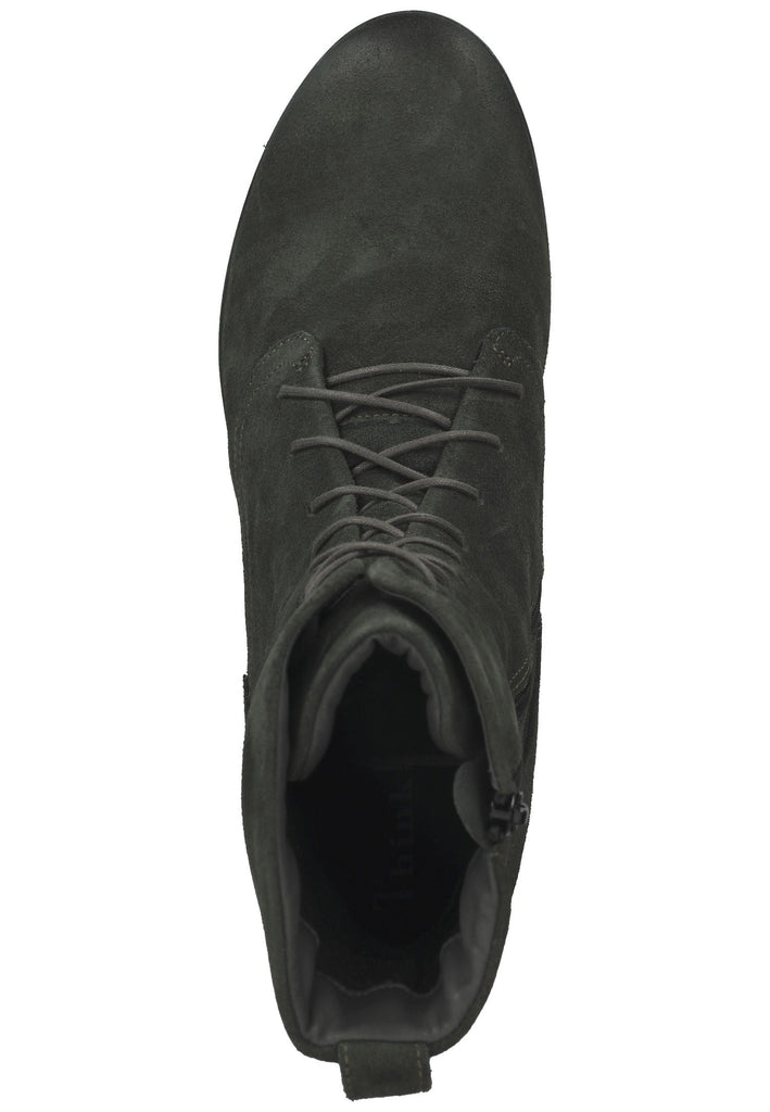 Think! Stiefelette Veloursleder Grau