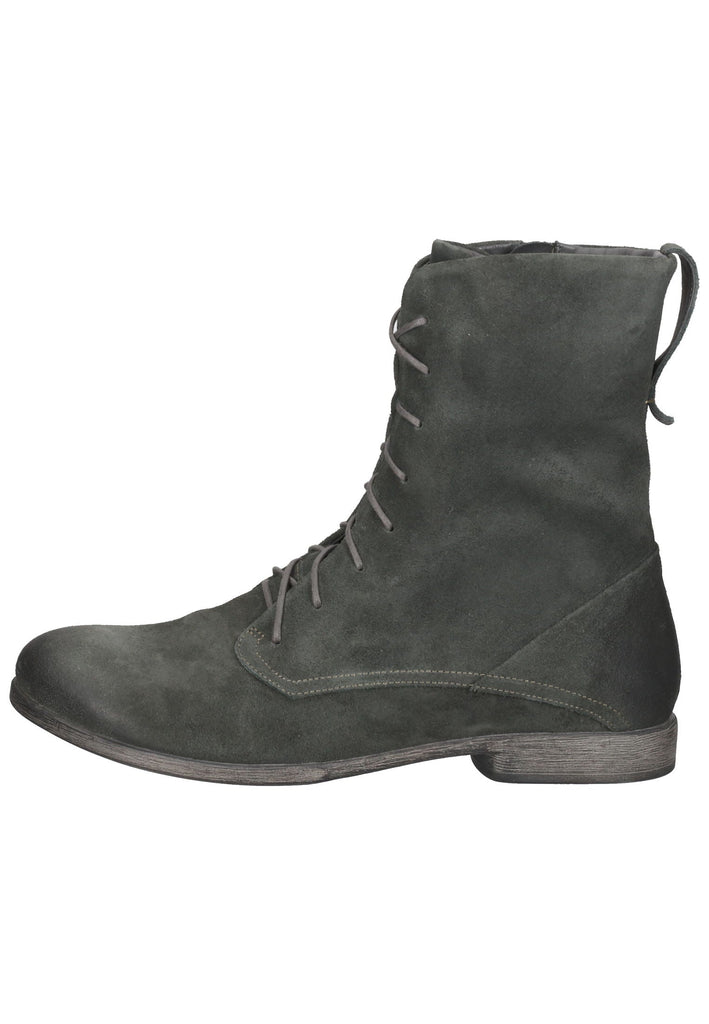 Think! Stiefelette Veloursleder Grau