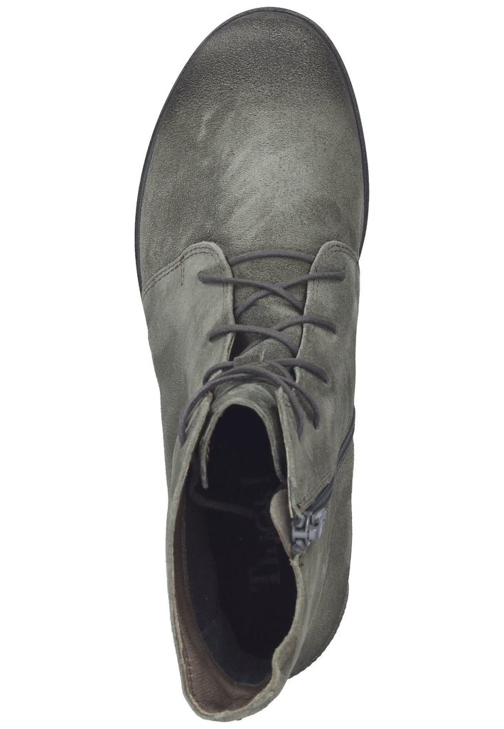 Think! Stiefelette Veloursleder Mint