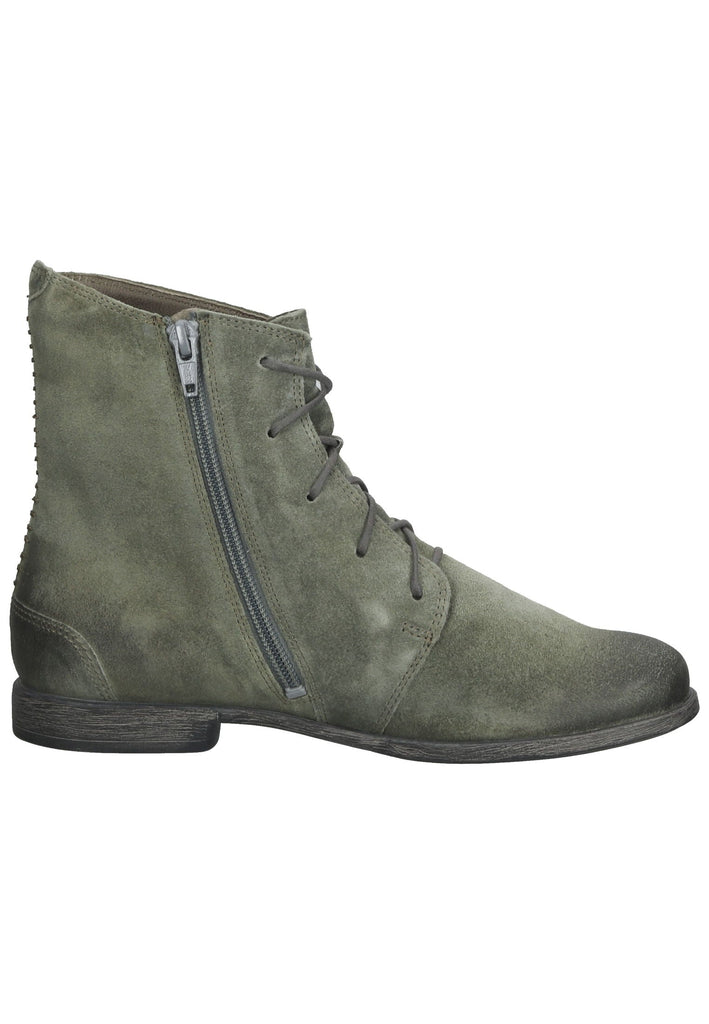 Think! Stiefelette Veloursleder Mint