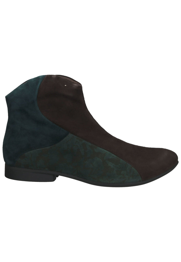Think! Stiefelette Veloursleder Mokka