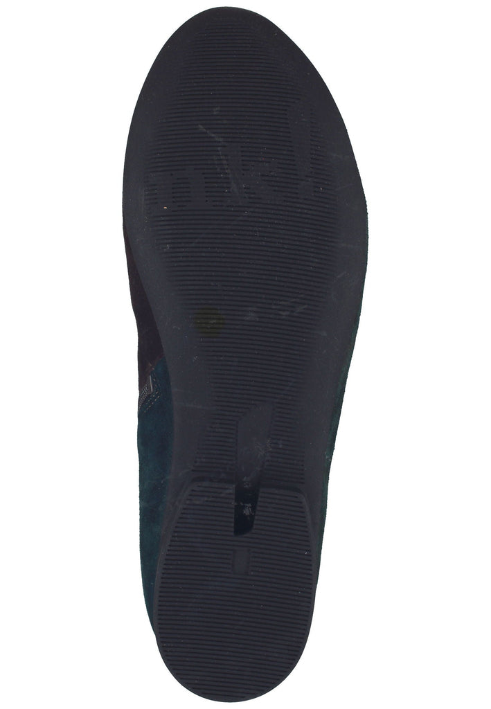 Think! Stiefelette Veloursleder Mokka