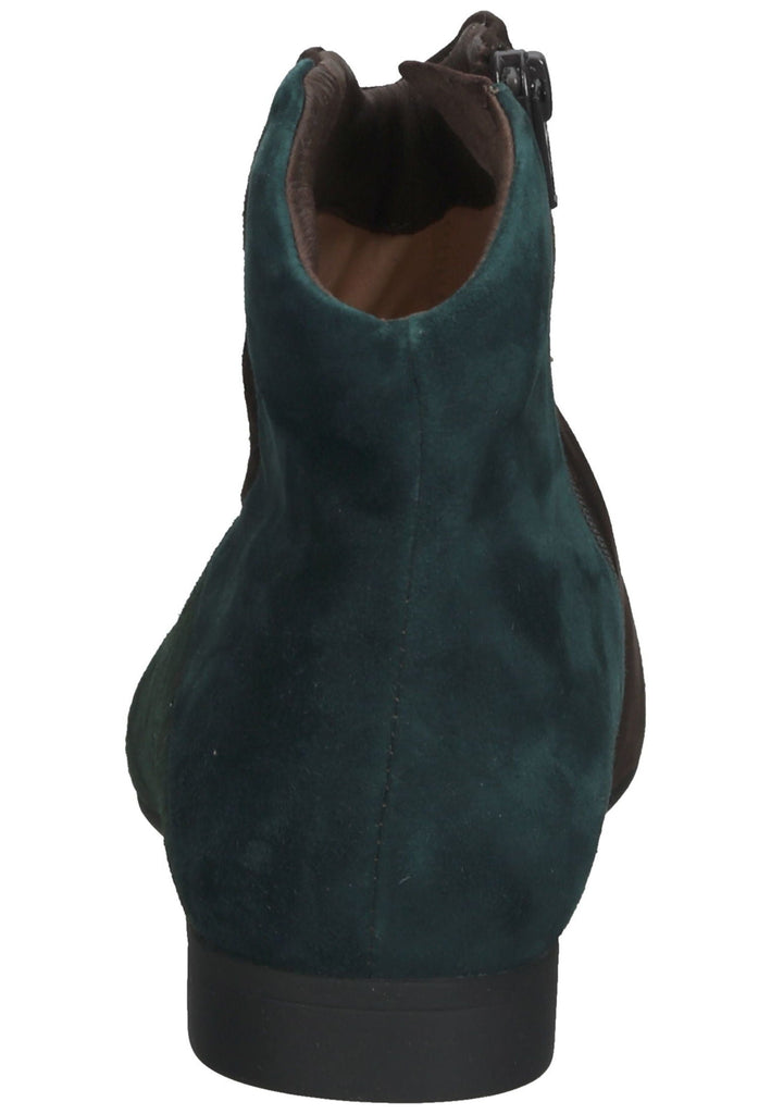 Think! Stiefelette Veloursleder Mokka