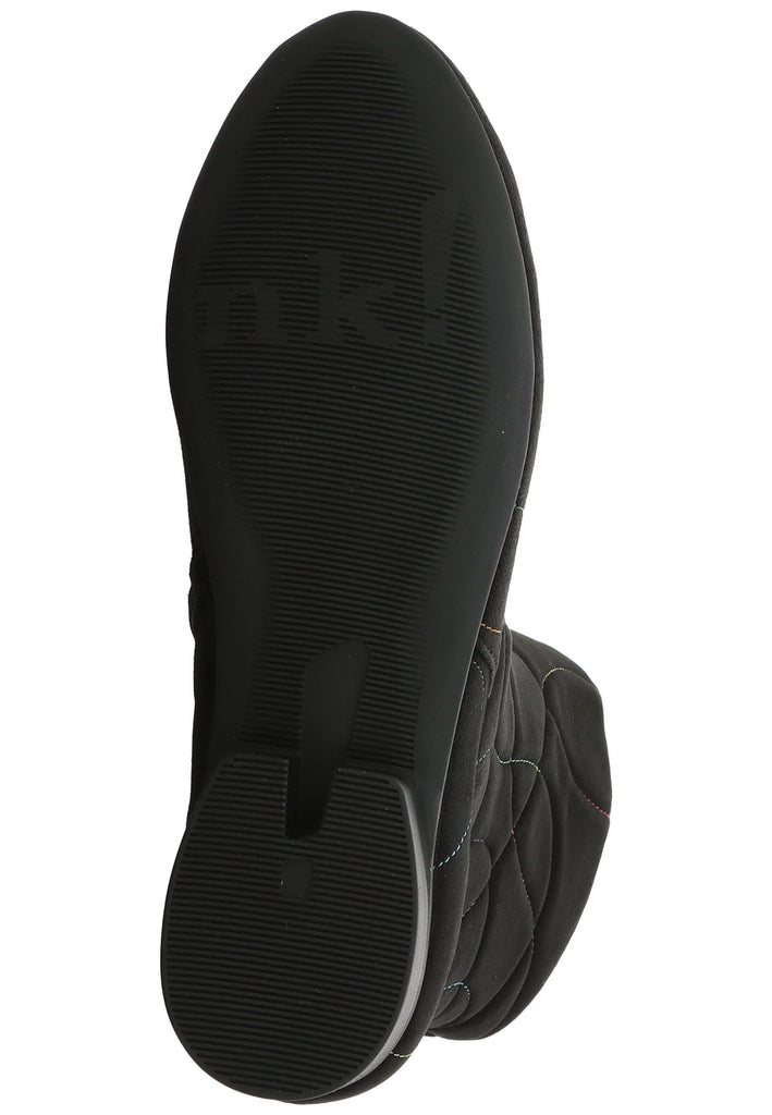 Think! Stiefelette Veloursleder Schwarz