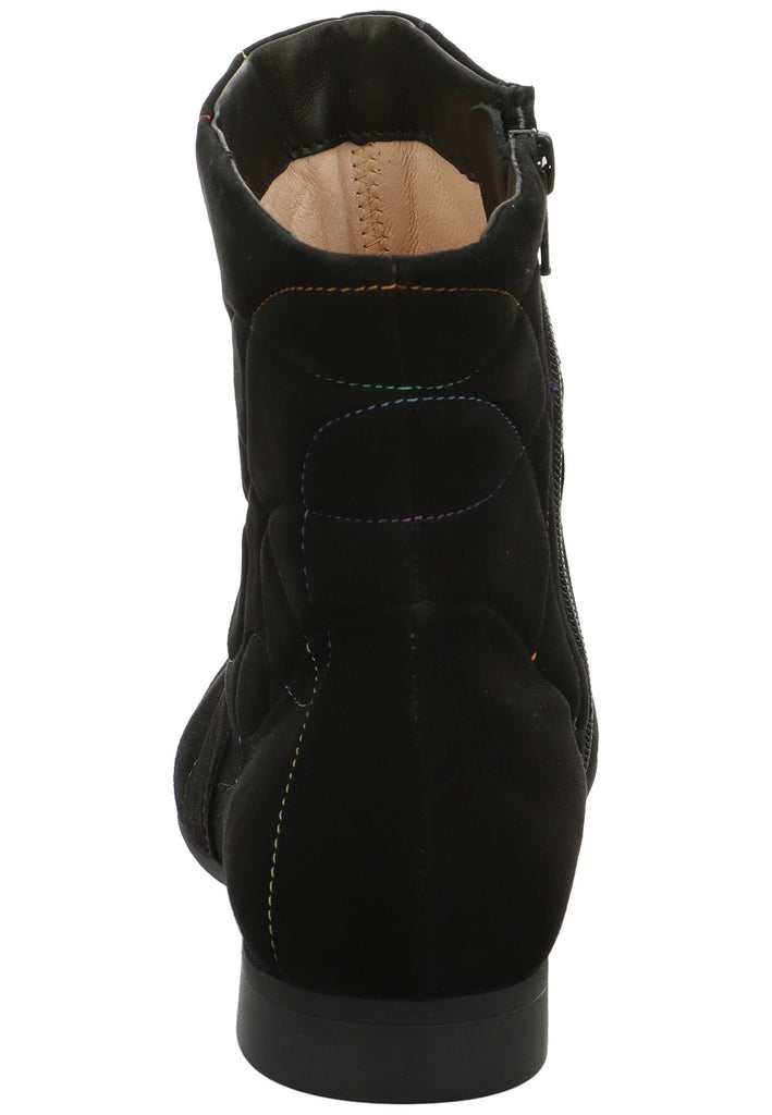 Think! Stiefelette Veloursleder Schwarz