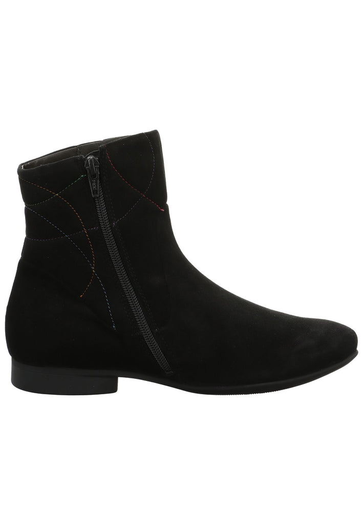 Think! Stiefelette Veloursleder Schwarz