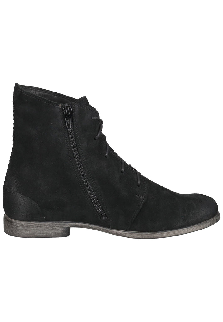 Think! Stiefelette Veloursleder Schwarz