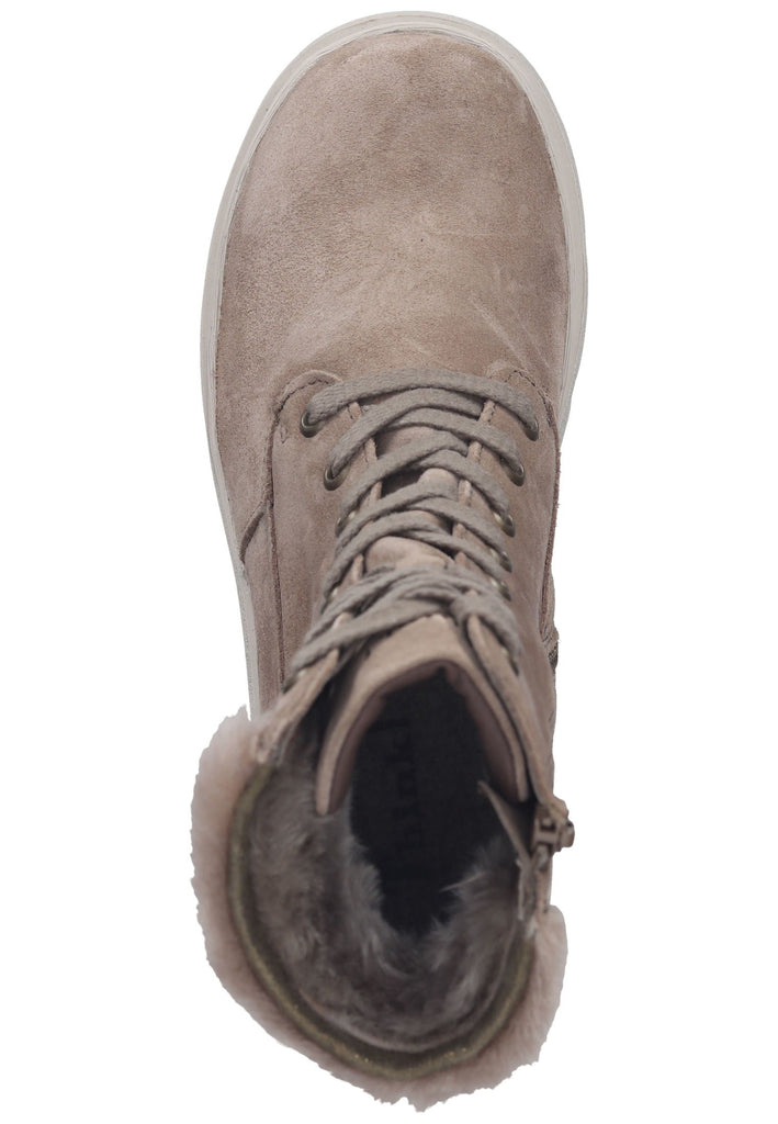 Think! Stiefelette Veloursleder Stone Warmfutter