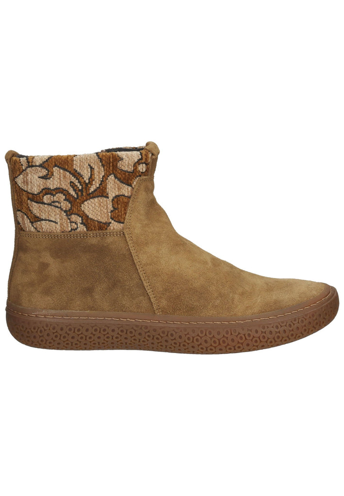 Think! Stiefelette Veloursleder/Synthetik Braun