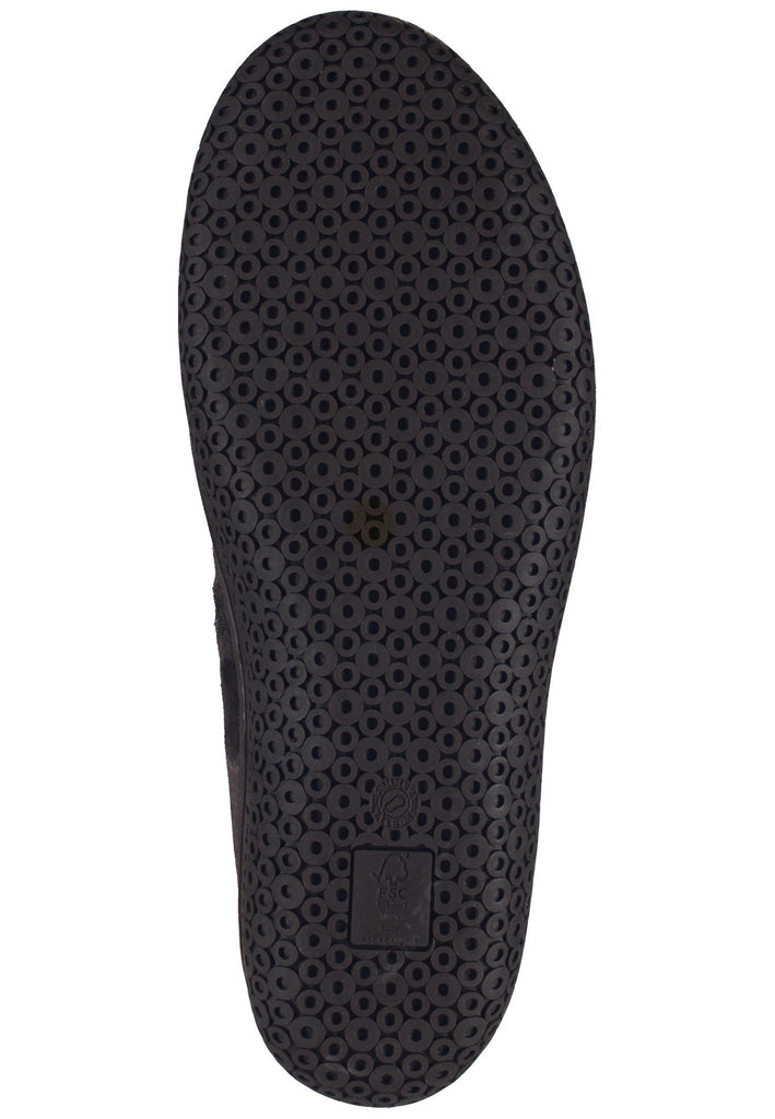 Think! Stiefelette Veloursleder/Synthetik Dunkelbraun