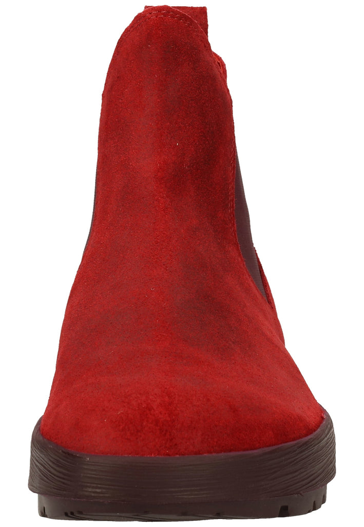 Think! Stiefelette Veloursleder/Textil Cherry
