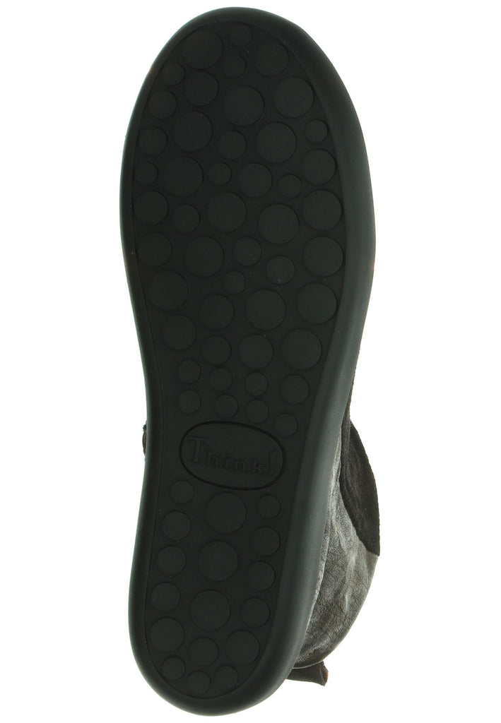 Think! Stiefelette Veloursleder/Textil Mocca