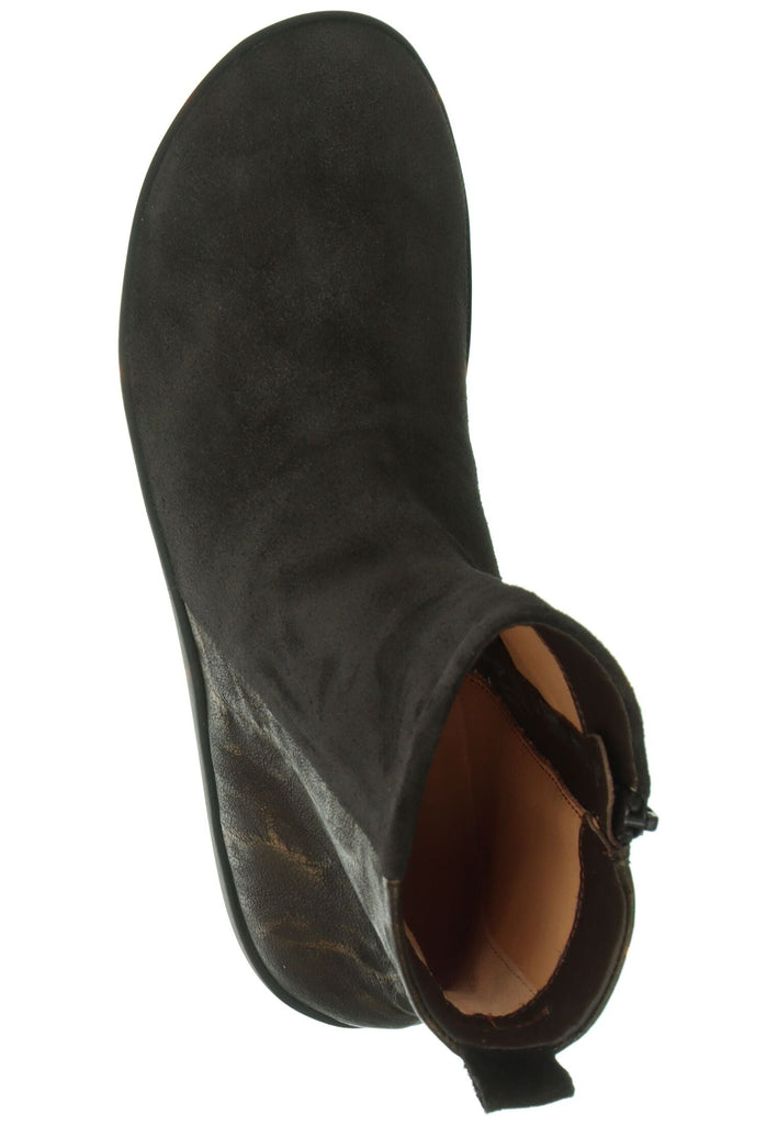 Think! Stiefelette Veloursleder/Textil Mocca